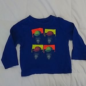 Monkey in Hat Graphic Tee